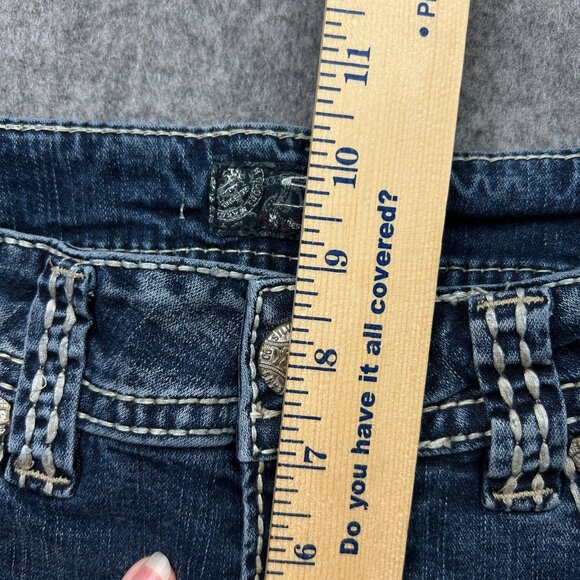 Silver Jeans Suki Mid Capri Women's Size 30 Medium Wash Denim - Picture 10 of 13